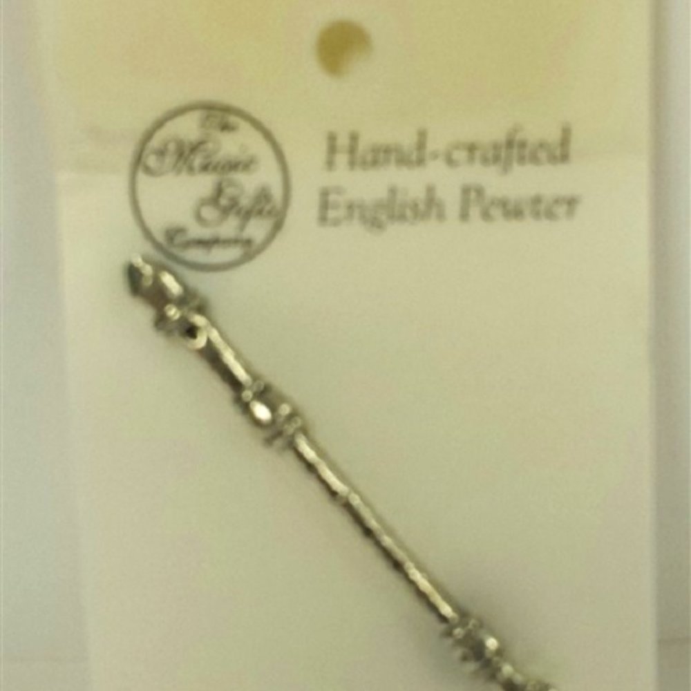 Recorder Pewter Pin